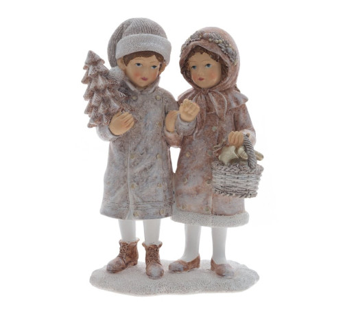 Фигурка декоративная "Дети", L12,5 W8 H19,5 см