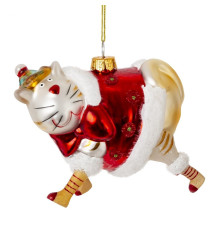 Украшение новогоднее "Кот", L11 W6 H10 см