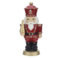 Фигурка декоративная с подсветкой "Щелкунчик", (AAx3 не прилаг), L22 W18,5 H52,5 см