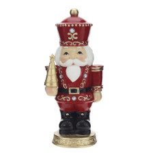 Фигурка декоративная с подсветкой "Щелкунчик", (AAx3 не прилаг), L22 W18,5 H52,5 см