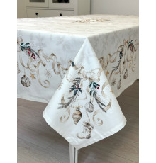 Скатерть ATMOSPHERE HOME Brilliance прямоугольная, водоотталкивающая, артикул-БЛ-145*350, размер 145*350, 100% хлопок, коробка картон