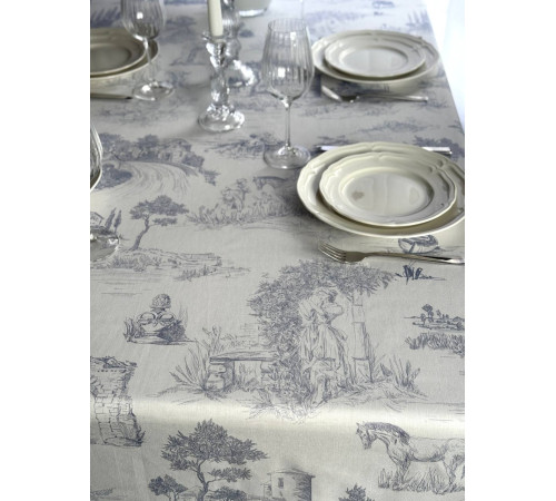 TUILE DE JOUY: скатерть (с пропиткой "Антипятно")