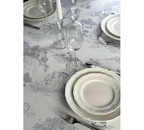 TUILE DE JOUY: скатерть (с пропиткой "Антипятно")