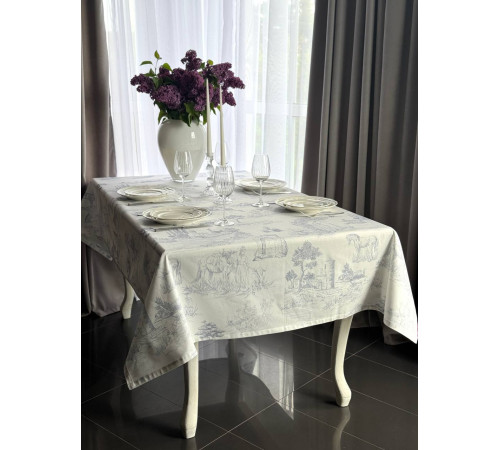Скатерть столовая TUILE DE JOUY 145 x 350 см