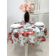 Зяблик и Гранат: круглая скатерть д.150 см (с пропиткой «Антипятно»)
