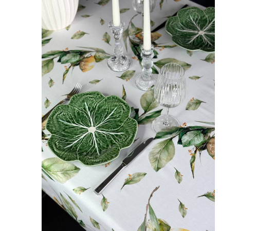 Лимоны: скатерть 145 х 300 см (с пропиткой "Антипятно")