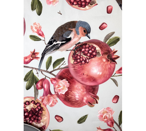 Зяблик и гранат: скатерть (с пропиткой "Антипятно")