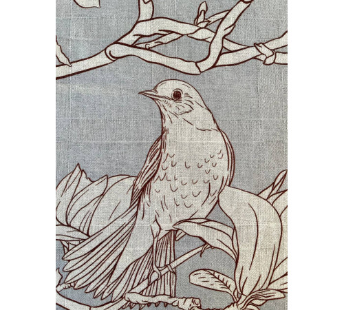 Скатерть столовая Соловьи 145 x 200 см (лен, хлопок) Скатерть столовая Соловьи 145 x 200 см (лен, хлопок)