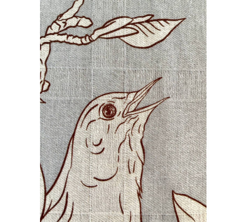 Скатерть столовая Соловьи 145 x 250 см (лен, хлопок) 