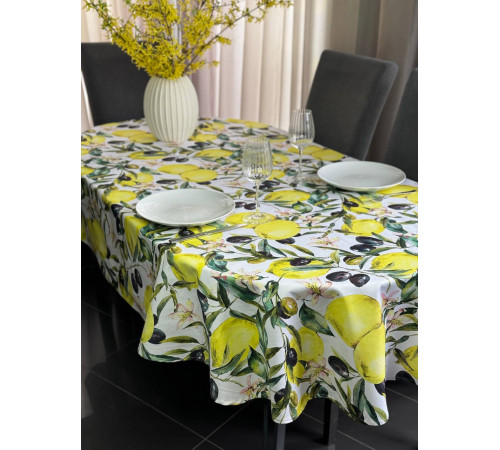 Скатерть столовая Сицилия 145 x 250 см (овал)