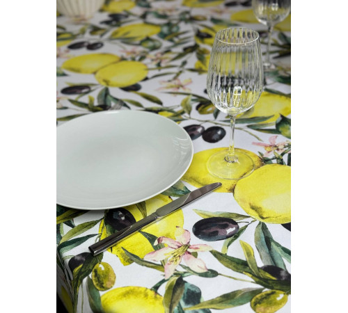 Скатерть столовая Сицилия 145 x 250 см (овал)