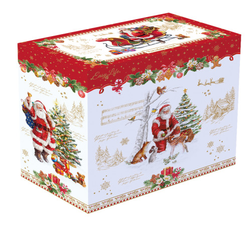 Фарфоровая тарелка Ø 20 в цветной коробке CHRISTMAS MEMORIES