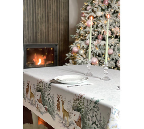 Скатерть столовая Альпийский склон  145 x 200 см