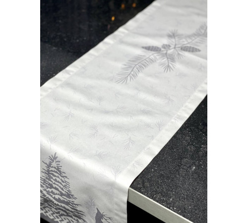 Дорожка столовая Серебристый олень